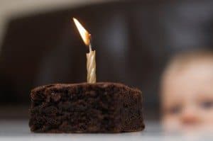 brownie-with-one-candle