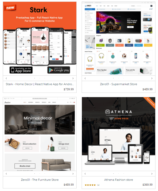 Chủ đề Screengrab của PrestaShop