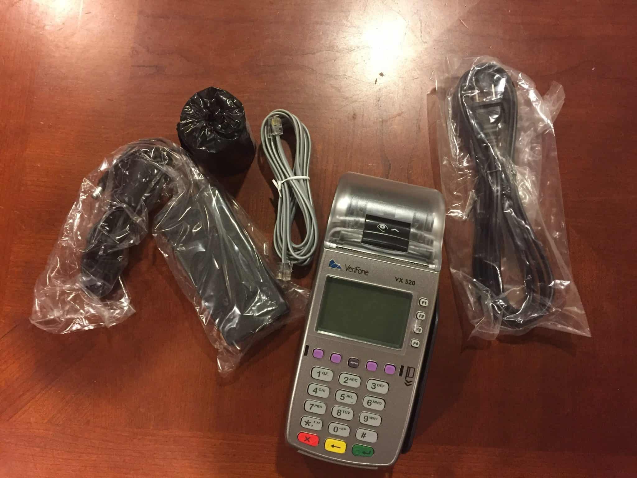 verifone vx520 unboxing