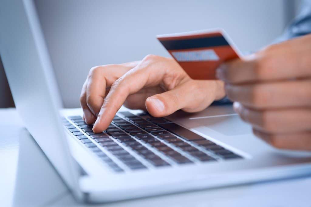 Credit card online shopping