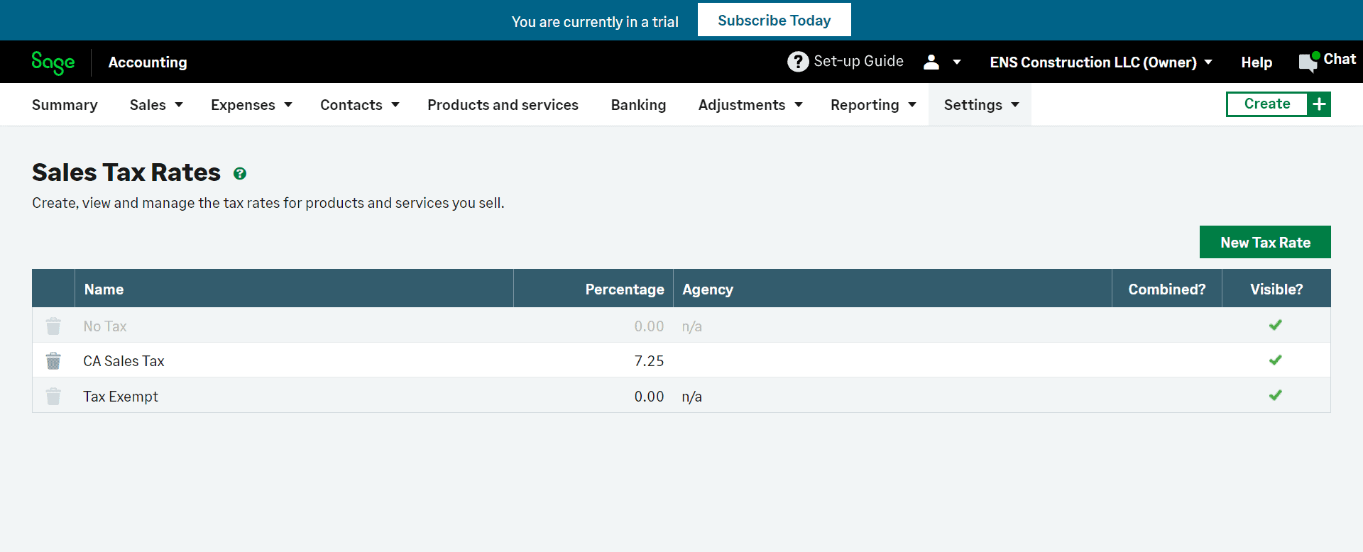 sage cloud review tax support