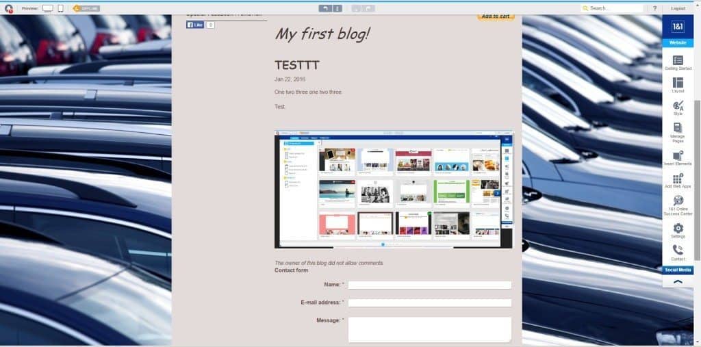 1&1 blog review