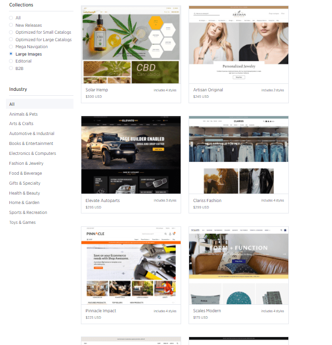 BigCommerce themes