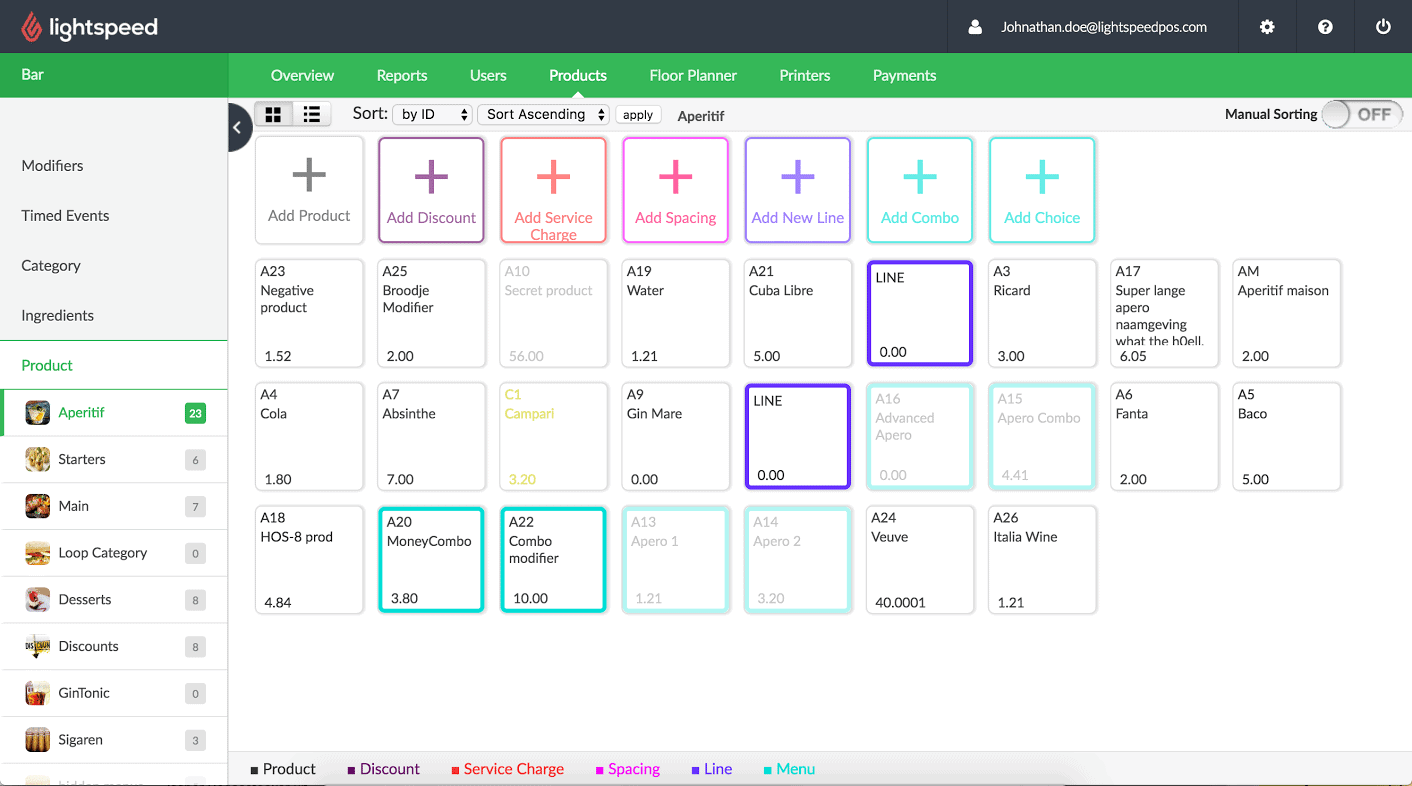 Lightspeed Restaurant POS Reviews Menu Setup