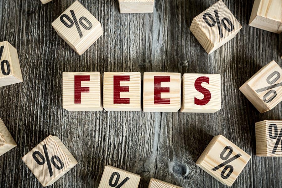 Credit card surcharge fees illustration