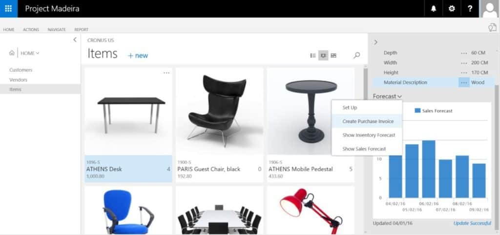 microsoft dynamics inventory