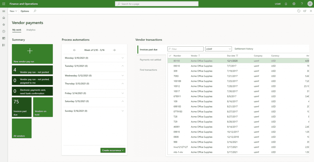 microsoft dynamics bookkeeping