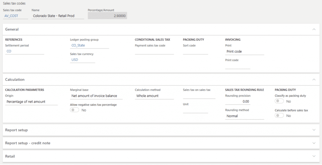 microsoft dynamics tax support