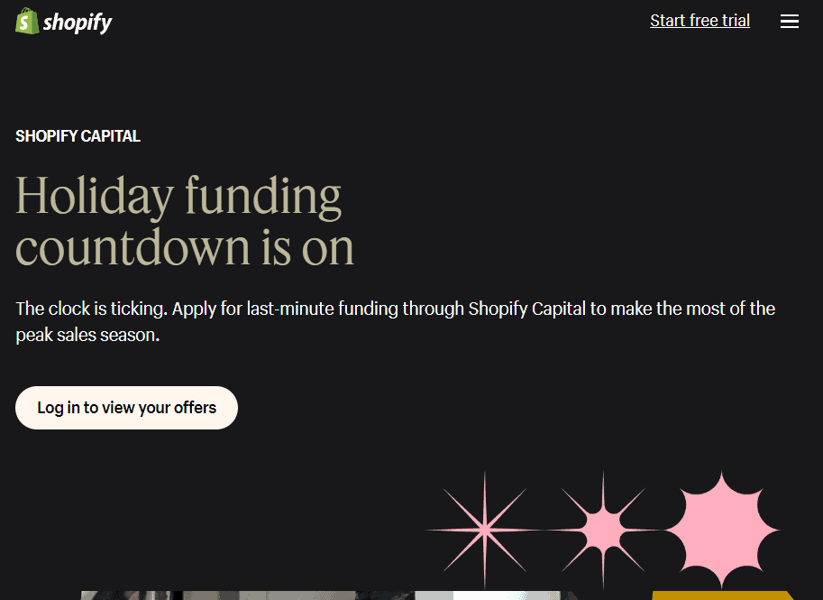 Shopify Capital funding