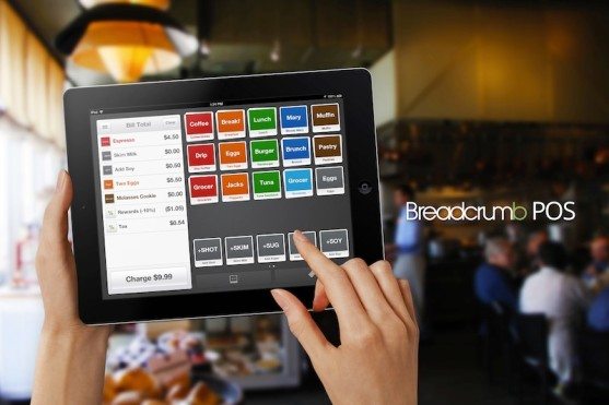 breadcrumb restaurant-specific POS checkout