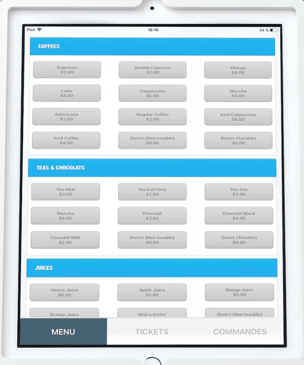 MYR POS drive-through system