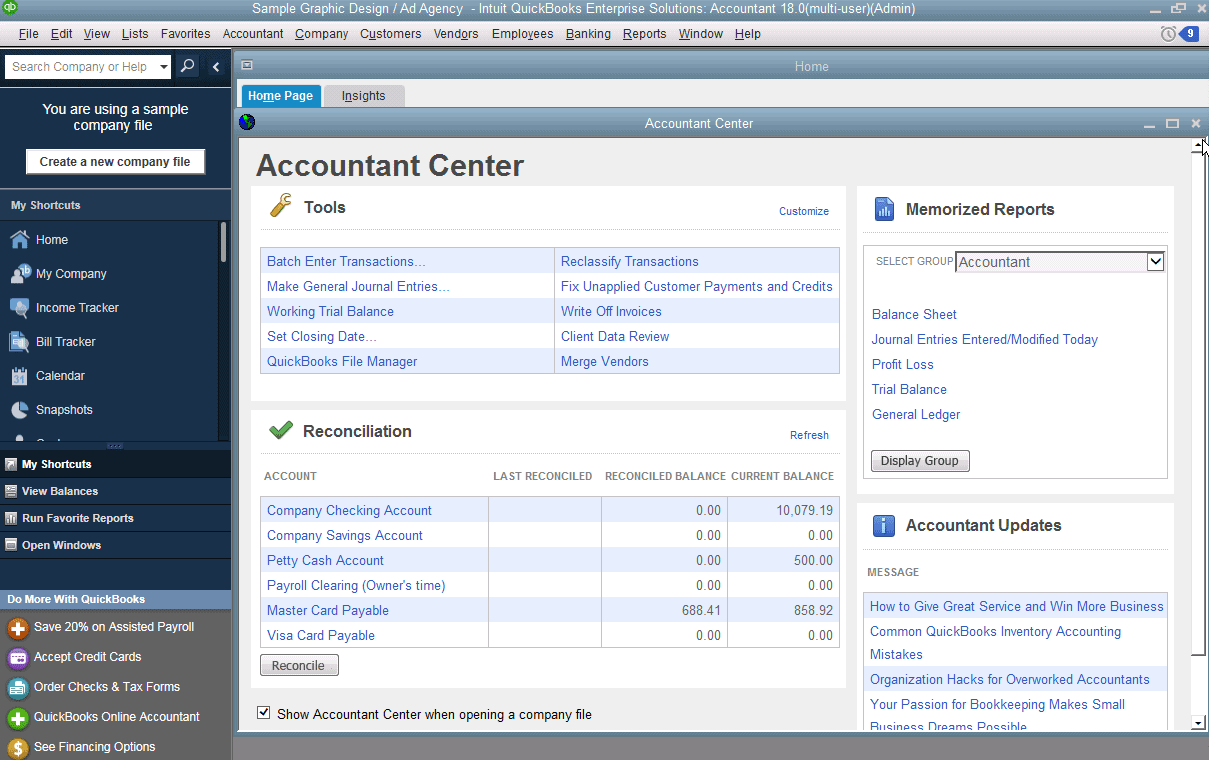 QuickBooks Enterprise Editions