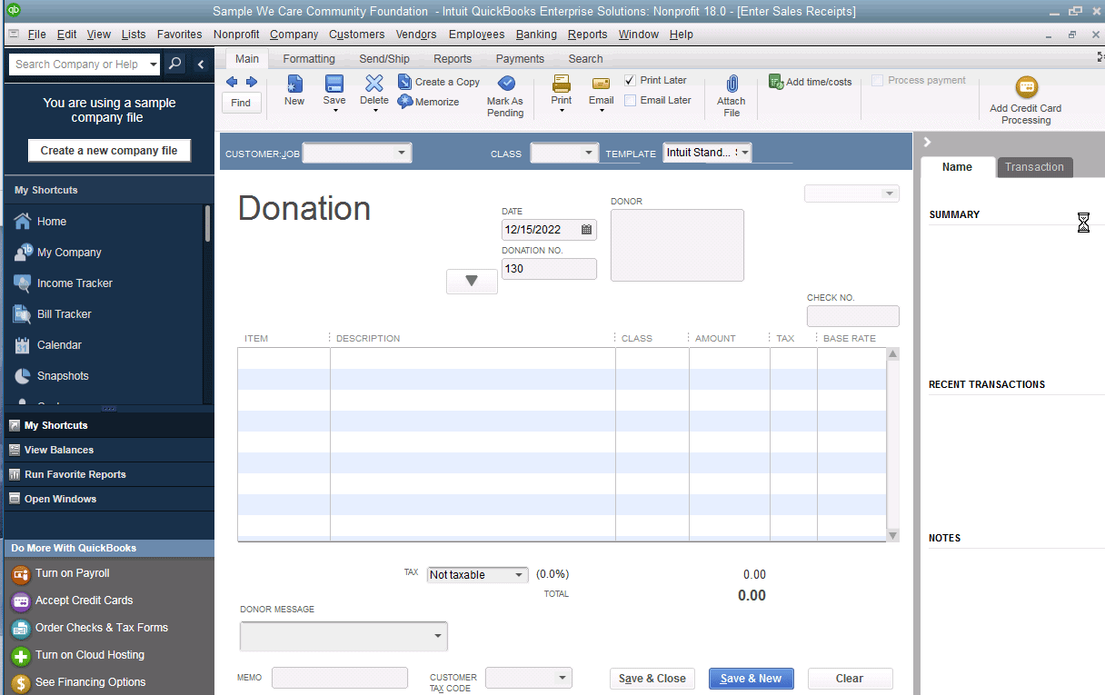QuickBooks Enterprise Edition