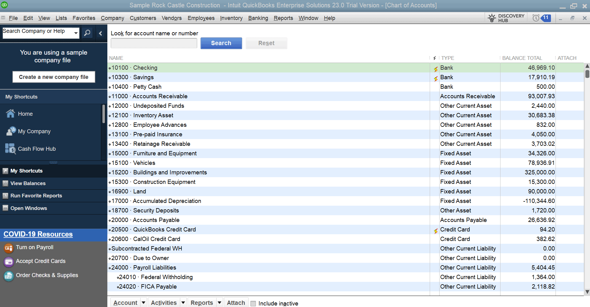 quickbooks enterprise bookkeeping