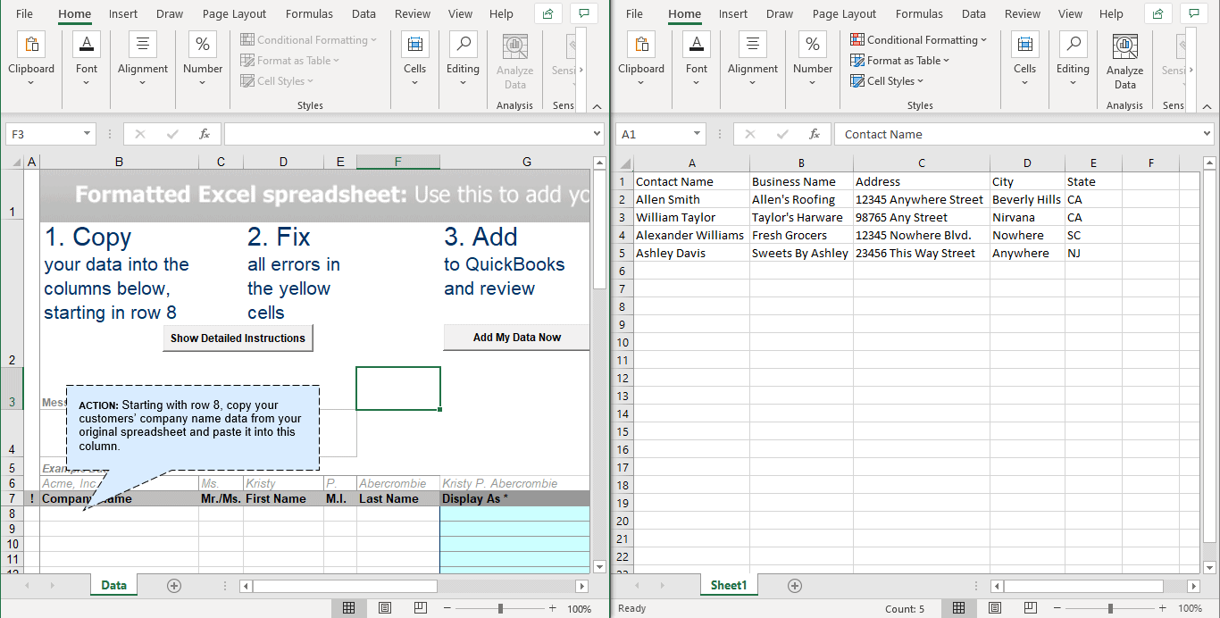 How to Import Customer Into QuickBooks Pro