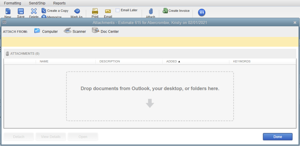How to Create an Estimate in QuickBooks Pro
