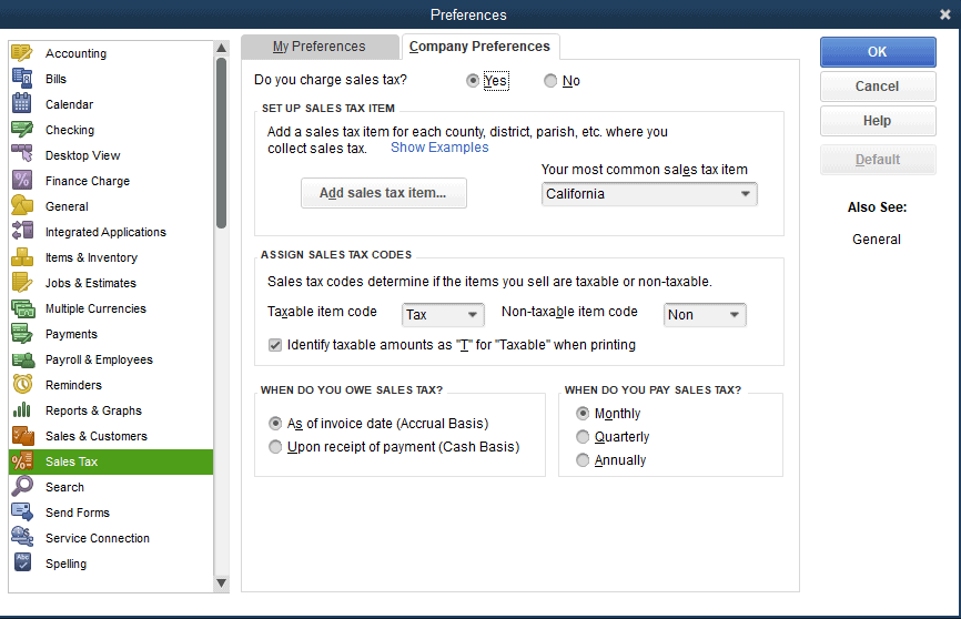 How To Add Sales Tax In QuickBooks Pro