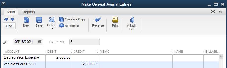 How To Create A Journal Entry In QuickBooks Pro