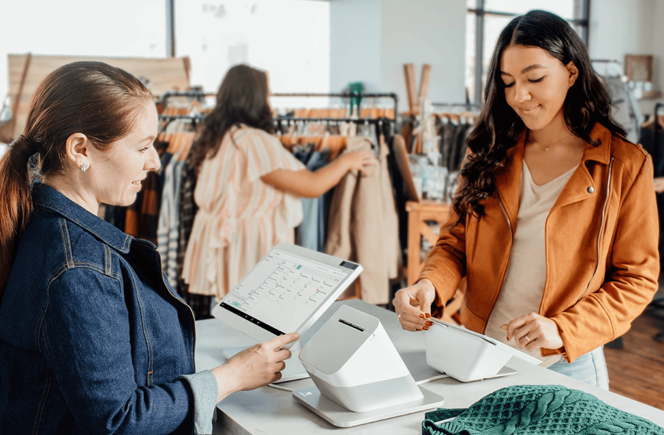 Clover POS systems for clothing store