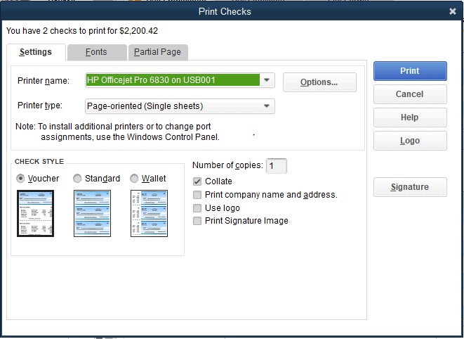 How To Write And Print Checks In QuickBooks