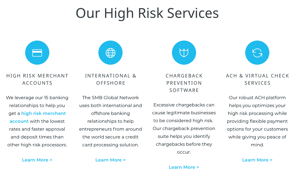SMB Global's service marketing