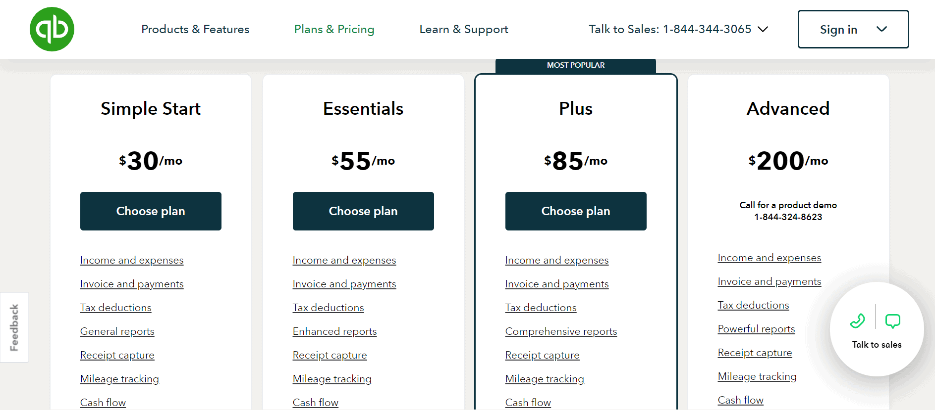quickbooks online pricing