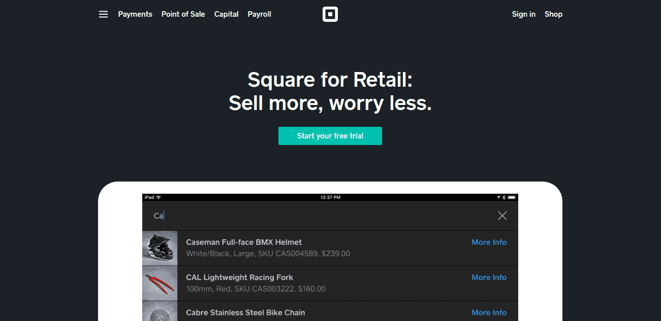 Comparing Square POS & Square For Retail Merchant Maverick