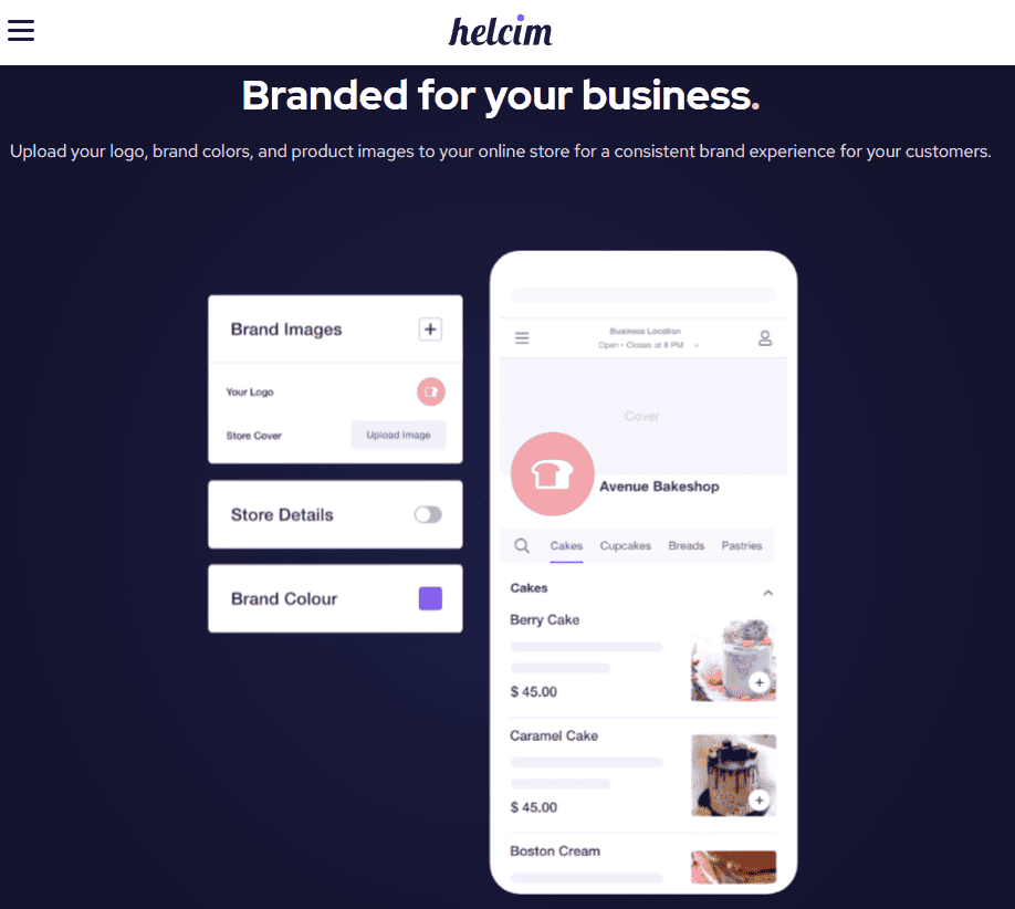 Helcim online store