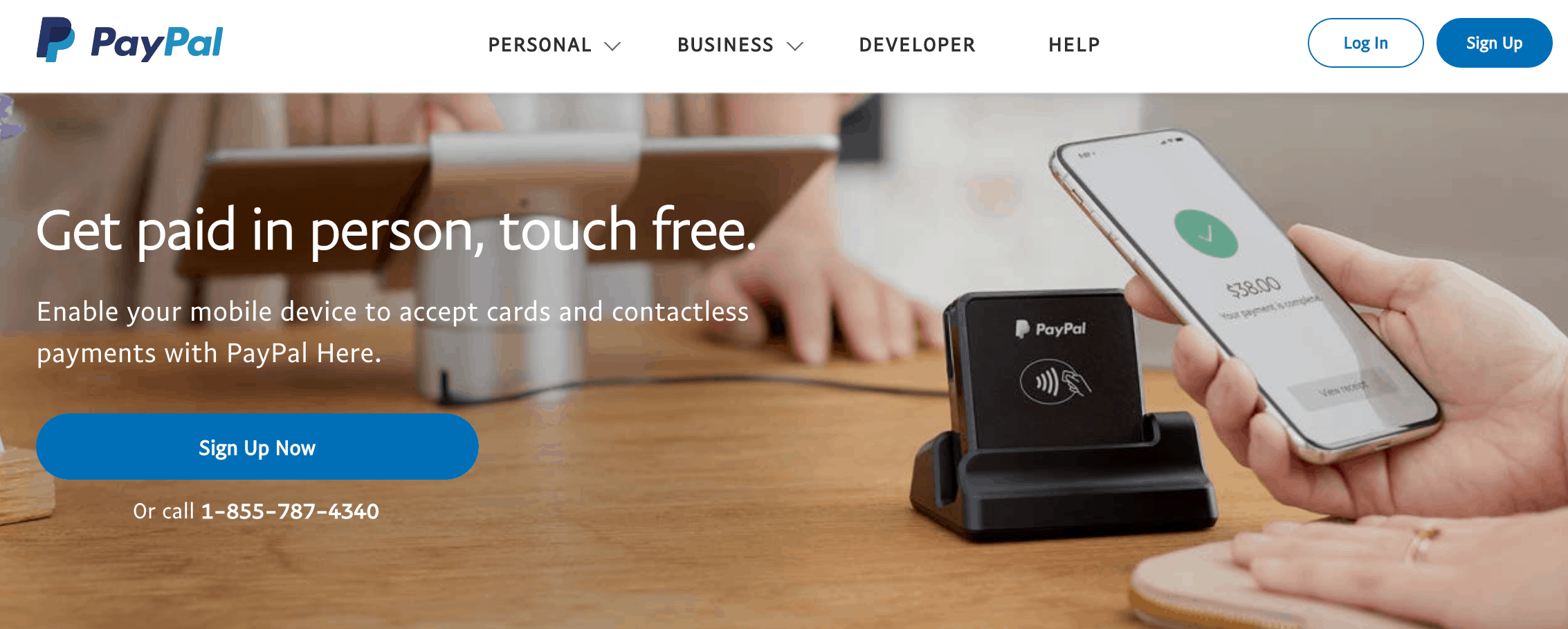PayPal Here mobile payments