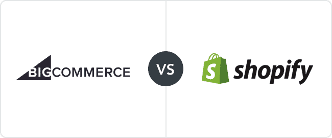 BigCommerce vs Shopify comparison logos
