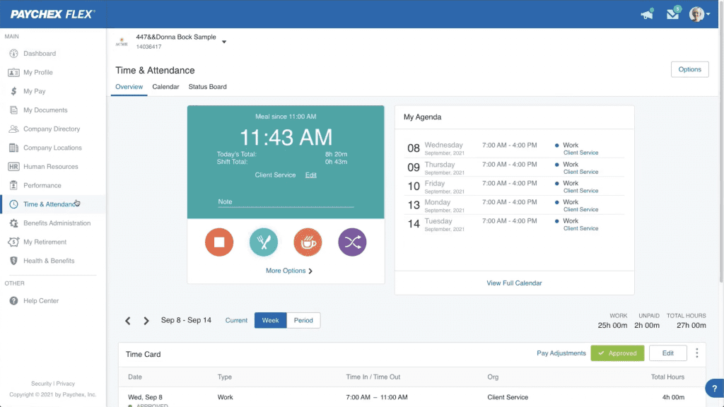 paychex review time tracking