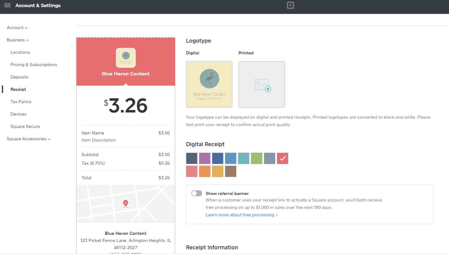Design Square Invoice Logo