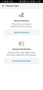 Square Pay Invoice on POS