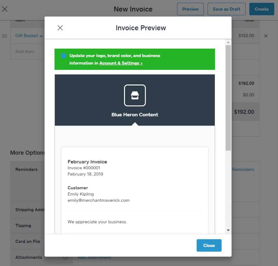 Square Invoice Tutorial