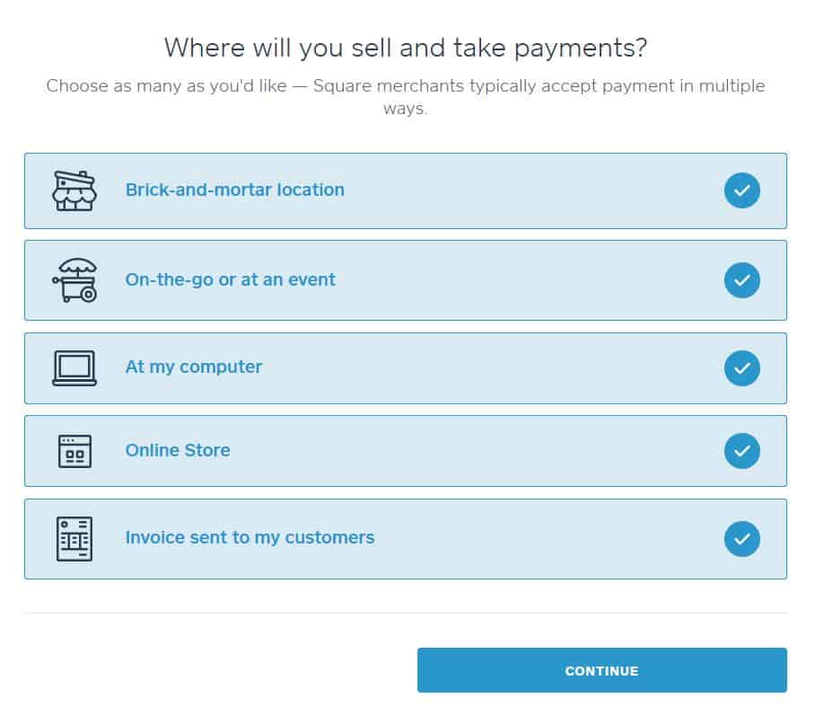 Square processes payments mobile online and square invoices