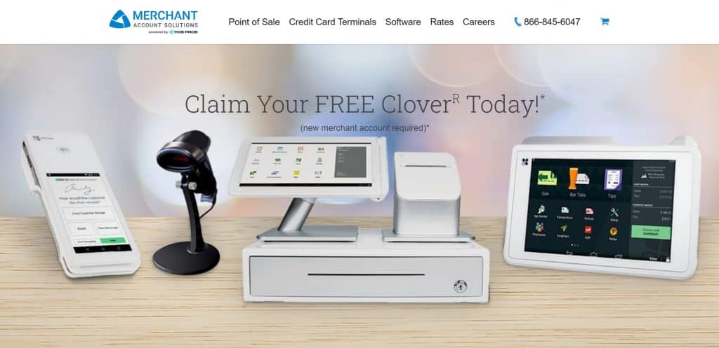 Merchant Account Solutions screenshot