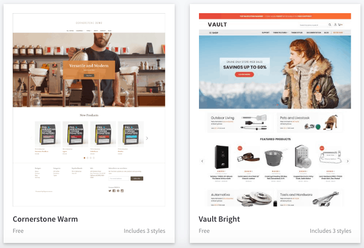 BigCommerce themes