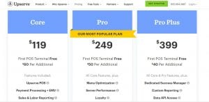 Upserve Price Tiers