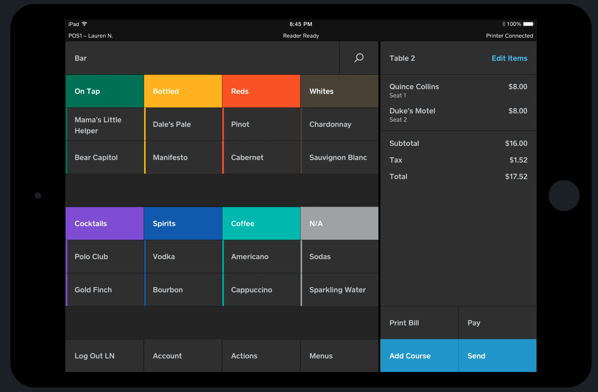 Android POS System. POS Android 9. Android rest