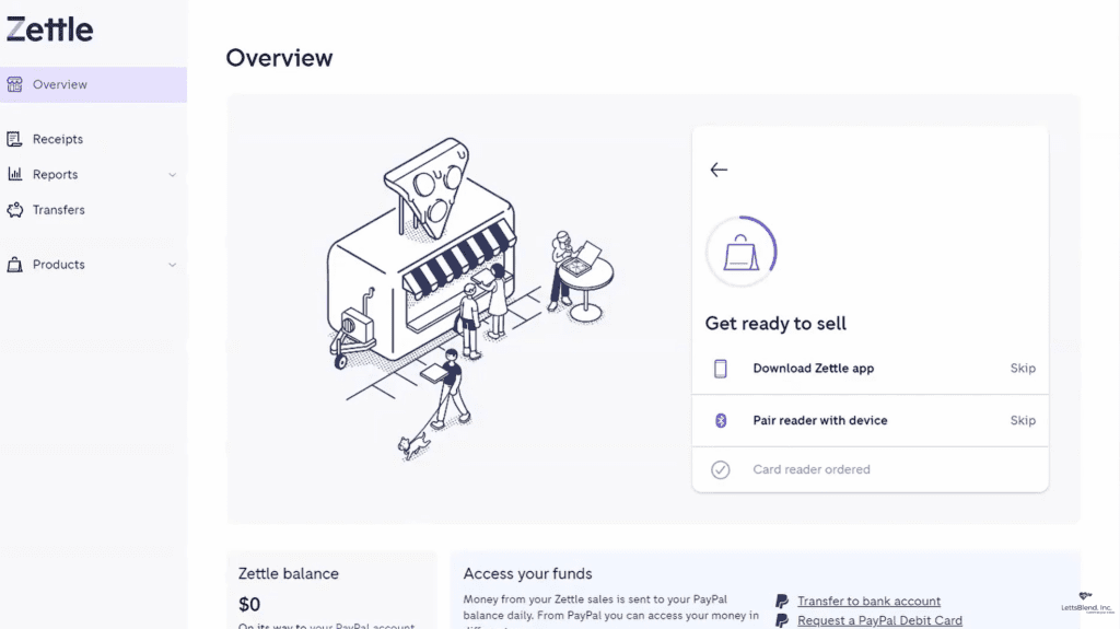 PayPal Zettle free POS software