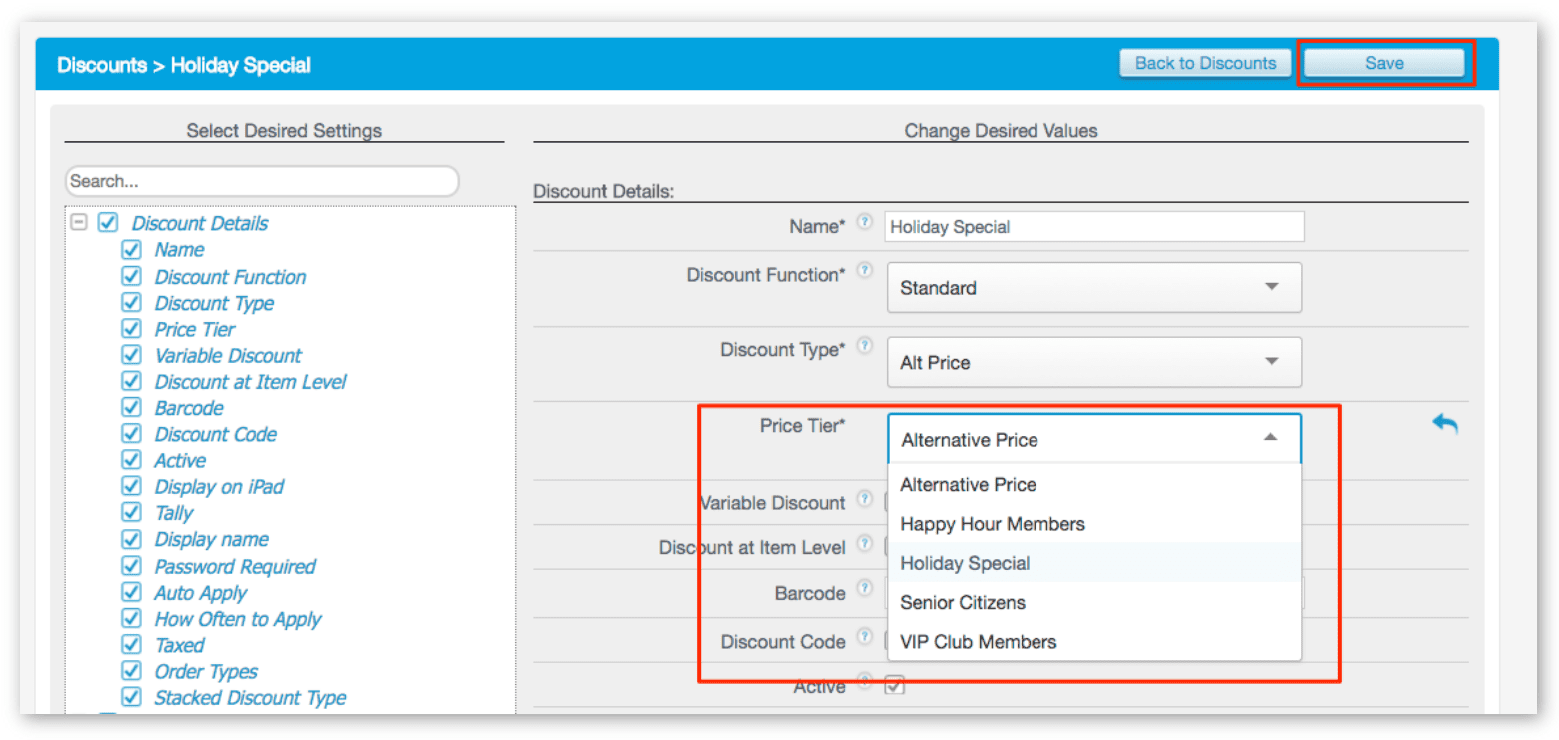 Revel pub POS system