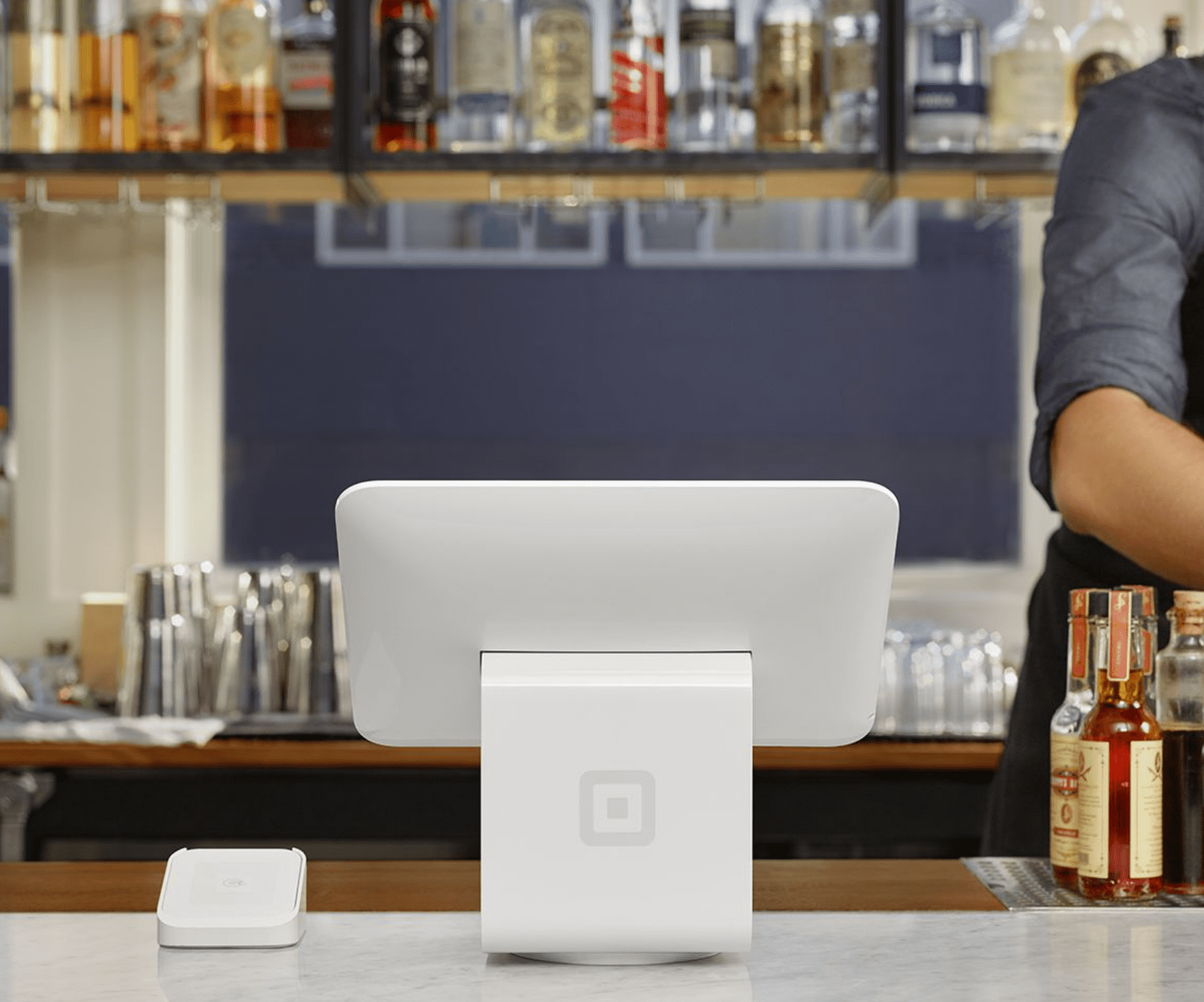 Square bar POS system hardware