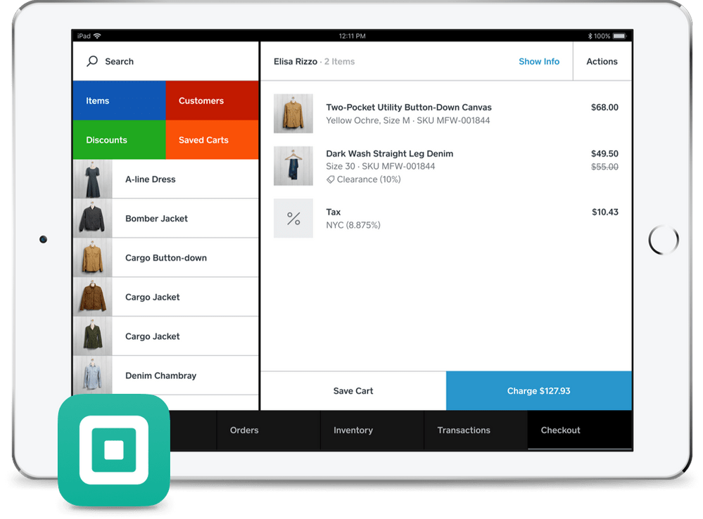 Square For Retail POS