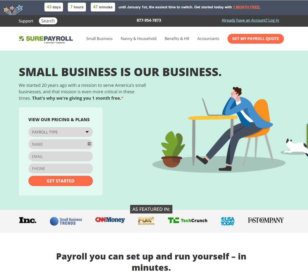 surepayroll holiday sale