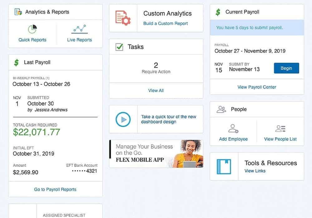 paychex dashboard