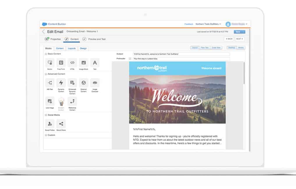 Salesforce Marketing Cloud Email