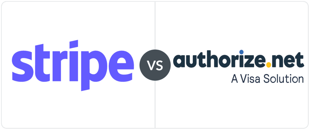 Stripe VS Authorize.Net Horizontal