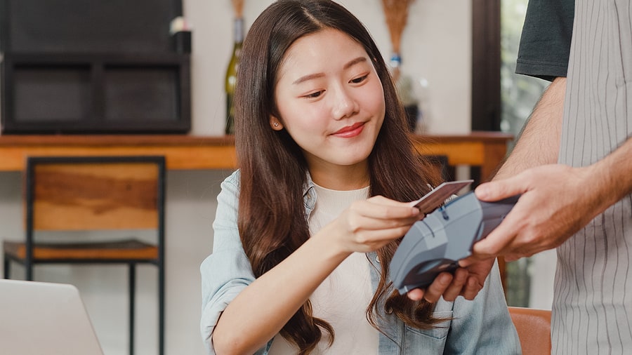 Contactless credit card payment