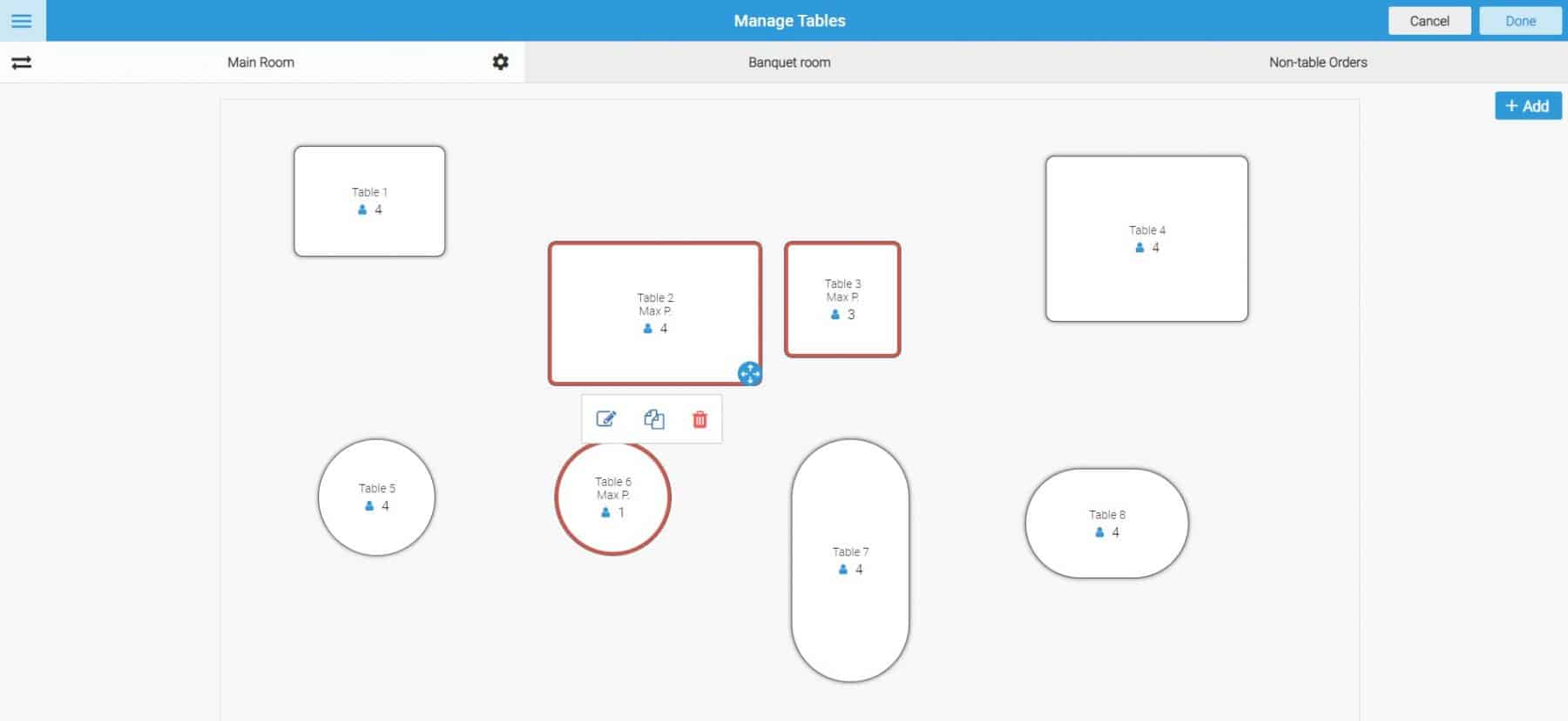ehopper pos table managment