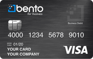 Bento for Business Visa debit card